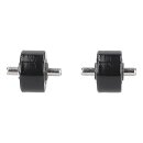 LUTH Premium Profi Parts Rad Set mit Achsen für Elektrobodendüse Kompatibel mit AEG 4055483178 an Stielstaubsauger