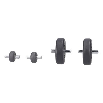 Rad Set mit Achsen für Elektrobodendüse Hoover 49113575 0530096506 an Stielstaubsauger 2stk