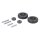 LUTH Premium Profi Parts Rad Set mit Achsen für Elektrobodendüse Kompatibel mit Hoover 49113575 0530096506 an Stielstaubsauger 2stk