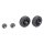 LUTH Premium Profi Parts Rad Set mit Achsen für Elektrobodendüse Kompatibel mit Hoover 49113575 0530096506 an Stielstaubsauger 2stk