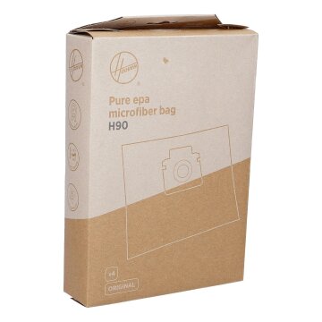 Filterbeutel Hoover H90 Pureepa 35602734 für Bodenstaubsauger 4stk