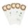 LUTH Premium Profi Parts Filterbeutel Kompatibel mit Hoover H80 Paperbag 35601774 für Stielstaubsauger 5stk