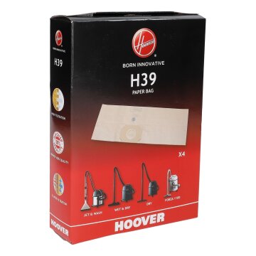 LUTH Premium Profi Parts Filterbeutel Kompatibel mit Hoover H39 Paperbag 09189051 für Kesselsauger 4stk