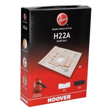 LUTH Premium Profi Parts Staubbeutelh22a Kompatibel mit Hoover 09173865 für Staubsauger 5stk