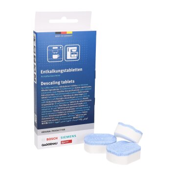 Original Bosch Siemens Entkalkungstabletten für Kaffeevollautomat Kaffeemaschine Vollautomat 3 Tabletten 00311974 311974