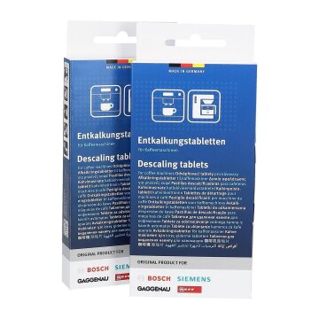 2x Bosch Siemens Entkalkungstablette Entkalker TZ80002 TCZ8002 00311821 EQ Serie 00311974