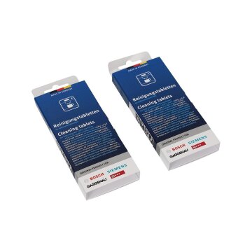 2x Original Bosch Siemens Reinigungstabletten Reinigungstabs Kaffeemaschine 310575 311940 00310575 311769 00311769 TZ80001 TCZ8001 TCZ6001 TZ60001 clean protect