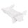 LUTH Premium Profi Parts Rollmuldenhalter (Weiß) kompatibel mit Ecovacs 201-2441-0428 für Staubsauger-Roboter
