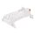 LUTH Premium Profi Parts Rollmuldenhalter (Weiß) kompatibel mit Ecovacs 201-2441-0428 für Staubsauger-Roboter