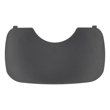 LUTH Premium Profi Parts Staubbehälterabdeckung Schwarz kompatibel mit Ecovacs 201-2499-0214 für Staubsauger-Roboter