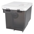 LUTH Premium Profi Parts Schmutzwassertank (Weiß) kompatibel mit Ecovacs 201-2441-0479 für Staubsauger-Roboter