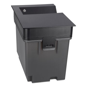 LUTH Premium Profi Parts Schmutzwassertank（Water Tank-Black） kompatibel mit Ecovacs 201-24a3-0115 für Staubsauger-Roboter