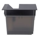 LUTH Premium Profi Parts Schmutzwassertank（Water Tank-Black） kompatibel mit Ecovacs 201-24a3-0115 für Staubsauger-Roboter