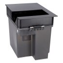 LUTH Premium Profi Parts Schmutzwassertank（Water Tank-Black） kompatibel mit Ecovacs 201-24a3-0115 für Staubsauger-Roboter