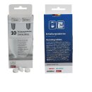 Pflegeset: 2x Bosch Siemens Reinigungstabletten TZ80001 + 2x Bosch Siemens Entkalkungstabletten TZ80002