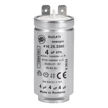 LUTH Premium Profi Parts Kondensator 4µf Kompatibel mit AEG 8581256418014  für Trockner