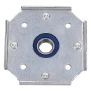 LUTH Premium Profi Parts Lagerplatte mit Kugellager kompatibel mit Midea 12238200001083 für Trockner