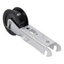 LUTH Premium Profi Parts Spannrolle mit Halter Kompatibel mit Candy 40004610 für Trockner