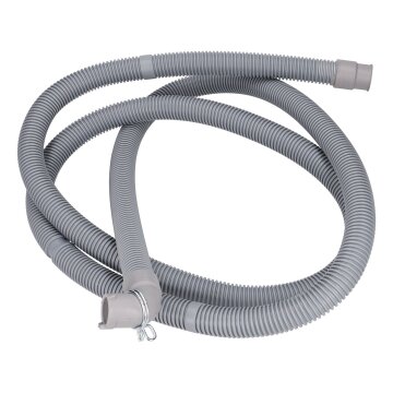 LUTH Premium Profi Parts Ablaufschlauch 21/21mmø 2,5m Kompatibel mit AEG 132510902/1  Winkel/Gerade für Waschmaschine