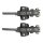 LUTH Premium Profi Parts Kohlen Set für Ceset Motor Kompatibel mit Candy 49018683 in Waschmaschine 2stk