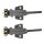 LUTH Premium Profi Parts Kohlen Set für Ceset Motor Kompatibel mit Candy 49018683 in Waschmaschine 2stk