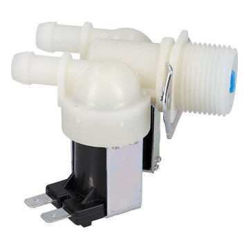 Magnetventil 2-Fach 180° 12mmø Haier 49046283 0024000126b für Waschmaschine