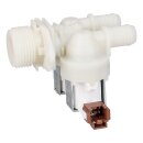 LUTH Premium Profi Parts Magnetventil 2fach 180° 11,5mm+14,0mmø kompatibel mit Electrolux 8074876353 für Waschmaschine