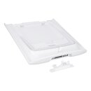 LUTH Premium Profi Parts Gerätedeckel Kompatibel mit Candy 49129873 für Toplader Waschmaschine