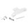 LUTH Premium Profi Parts Türgriff Set kompatibel mit Ariston C00116580 Bluparts in Waschmaschine