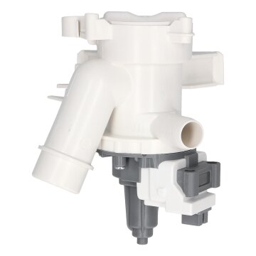 Ablaufpumpe 38W mit Flusensieb kompatibel mit Candy 43041796 Waschmaschine Waschtrockner