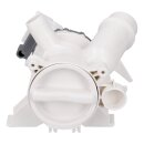 LUTH Premium Profi Parts Ablaufpumpe mit Kopf Sieb kompatibel mit Candy 43041796 Bluparts in Waschmaschine Waschtrockner