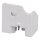 LUTH Premium Profi Parts Abdeckkappe links für Gehäusedeckel Kompatibel mit Candy 49127127 0020207487 an Waschmaschine