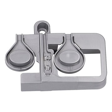 LUTH Premium Profi Parts Tastenkappe 2-Fach Kompatibel mit Candy 41035329 für Waschmaschine