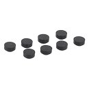 LUTH Premium Profi Parts Schraubenkappe für obere Zierabdeckung an Station Kompatibel mit Ecovacs 201-2228-1348 von Saugroboter 8Stk