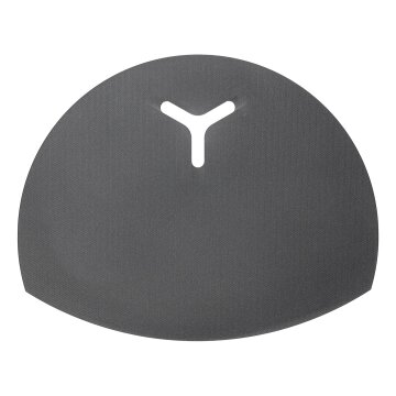 LUTH Premium Profi Parts Abdeckung (schwarz) Kompatibel mit Ecovacs 201-L001-0039 für Staubsauger-Roboter