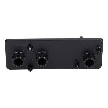 LUTH Premium Profi Parts Abdeckung (schwarz) Kompatibel mit Ecovacs 201-L001-0085 für Staubsauger-Roboter