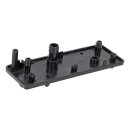 LUTH Premium Profi Parts Abdeckung (schwarz) Kompatibel mit Ecovacs 201-L001-0085 für Staubsauger-Roboter