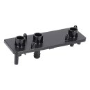 LUTH Premium Profi Parts Abdeckung (schwarz) Kompatibel mit Ecovacs 201-L001-0085 für Staubsauger-Roboter