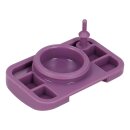 LUTH Premium Profi Parts Dichtungsstopfen für Frischwassertank (Lila) Kompatibel mit Ecovacs 201-2478-18C2 für Staubsauger-Roboter