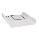 LUTH Premium Profi Parts Abdeckung (weiß) Kompatibel mit Ecovacs 201-L001-0088 für Staubsauger-Roboter
