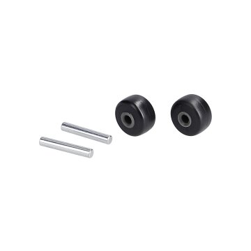 Laufrolle klein mit Achse Set für Elektrobodendüse BOSCH 17007033 an Stielsaubsauger 2Stk