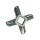 LUTH Premium Profi Parts Kompatibel mit BOSCH Messereinsatz BOSCH 00620949 für Fleischwolf Küchenmaschine
