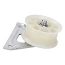 Spannrolle mit Halter wie Bauknecht C00728616 für Trockner