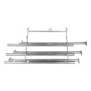 Vollauszug 3-fach 4/3, Paar, für pyrolyse (Plasmabeschichtet), Max. 15 kg NEFF 17001816 für Backofen