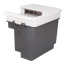 LUTH Premium Profi Parts Schmutzwasserbehälter (weiß) Kompatibel mit Ecovacs 201-L001-0092 für Staubsauger-Roboter