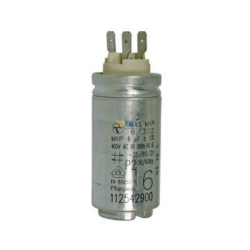 AEG Electrolux Kondensator AEG 112542900/9 6,0µF 400VAC für Motor Trockner