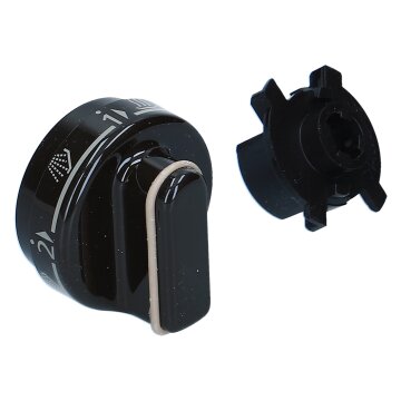 Knebel Programmwahl braun Bauknecht Original für Geschirrspüler