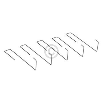 Bauknecht Feder rechts für Türabstellfach für Kühlschrank 481949268237