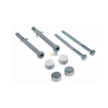 Befestigungssatz für Stand-WC weiß chrom 22507 6