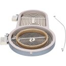 Strahlheizkörper 375mmx195/140mmØ 2100/1750/900W 230V kompatibel für Herd Kochfeld  Bosch Siemens Neff Balay